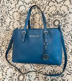 MICHAEL KORS blauwe leren tas als nieuw, Ophalen of Verzenden