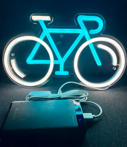 Neon Light Koersfiets., Verzamelen, Merken en Reclamevoorwerpen, Nieuw, Ophalen of Verzenden