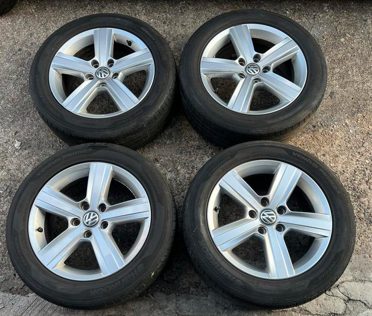 Volkswagen Golf 7 Velgen met Zomerbanden, Auto-onderdelen, Banden en Velgen, Banden en Velgen, Zomerbanden, 16 inch, 205 mm, Personenwagen