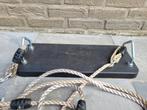 Rubber schommelzitje (2) + trapeze, Ophalen, Gebruikt, Schommel, Aanbouwonderdeel