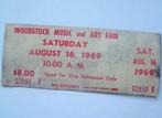 Woodstock 1969 - Ticket / Billet d'entrée., Ophalen