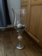 Decoratie vaas zilverkleurig van glas prima staat voor 10 eu, Diversen, Rommelmarktspullen, Ophalen, Zo goed als nieuw