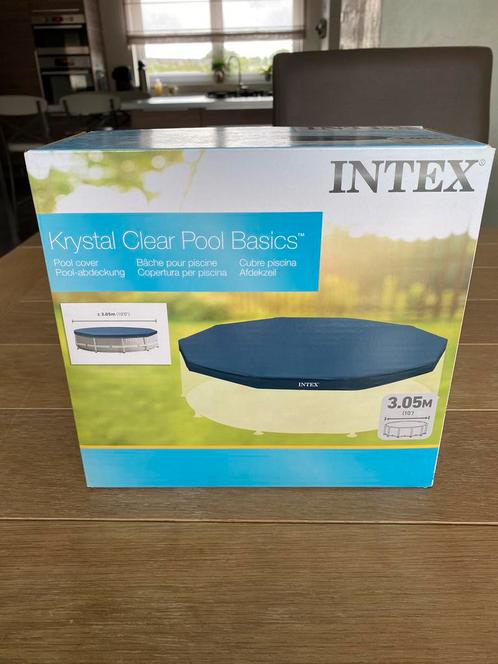 Intex afdekzeil - rond frame - 305cm (zeilmaat 330), Jardin & Terrasse, Accessoires de piscine, Neuf, Couverture de piscine, Enlèvement