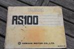 Yamaha RS100 werkboek, Motos, Modes d'emploi & Notices d'utilisation, Enlèvement ou Envoi, Yamaha