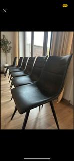 stoelen lederlook weba, Huis en Inrichting, Tafels | Eettafels, 50 tot 100 cm, Ophalen of Verzenden, Zo goed als nieuw, 50 tot 100 cm