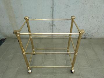 TV meubel, Huis en Inrichting, Ophalen, Minder dan 50 cm, Zo goed als nieuw, Glas
