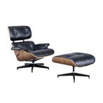 PRE SALE Eames Lounge Chair SET met Ottoman Premium, Cuir, Design, Eames Lounge chair, Moins de 75 cm, Enlèvement ou Envoi