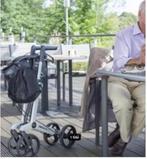 rollator Gemino 20, grijs, Ophalen, Lichtgewicht, Gebruikt