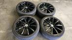 zwarte velgen 20 inch banden 255 40 20 Tesla VW T5 T6 Transp, Auto-onderdelen, Banden en Velgen, Ophalen, Gebruikt, 255 mm, Velg(en)