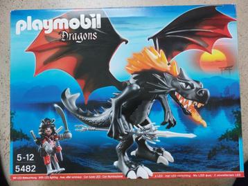 playmobil dragons 5482 grote koningsdraak met vlam beschikbaar voor biedingen