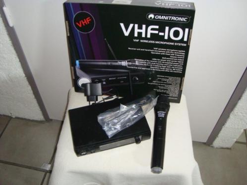 OPRUIMING: Omnitronic VHF-101 Draadloos microfoon (20221913), Muziek en Instrumenten, Microfoons, Nieuw, Overige typen, Draadloos