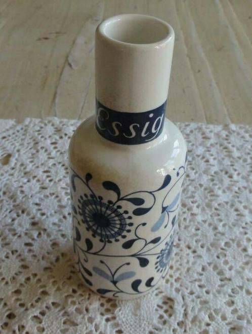 Vintage Duits azijn flesje ( essig ) licht beboterd, Antiquités & Art, Curiosités & Brocante, Enlèvement ou Envoi