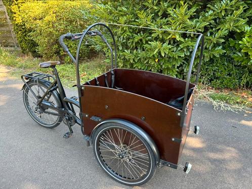 Itek Elektrische bakfiets , alles werkt ,kan bezorgd worden, Fietsen en Brommers, Fietsen | Bakfietsen, Zo goed als nieuw, Elektrisch