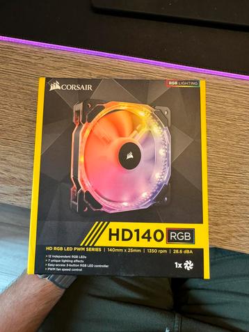 Ongeopend. Corsair HD140 RGB