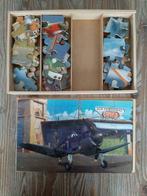 4 houten puzzels van planes en cars in opbergbox, Enfants & Bébés, Enlèvement