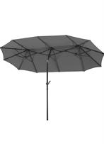 Parasol Schneider Anthracite, 300 x 150 cm, Gebruikt
