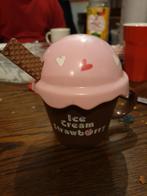 Potje voor ijs met deksel en lepel, Verzamelen, Ophalen