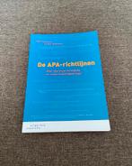 De APA-richtlijnen, Boeken, Ophalen of Verzenden, Nieuw, Hoger Onderwijs, Petra Poelmans; Olav Severijnen