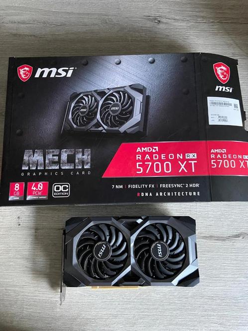 MSI 5700 XT Mech 8 GB, Computers en Software, Moederborden, Zo goed als nieuw, AMD, DDR5, Ophalen of Verzenden