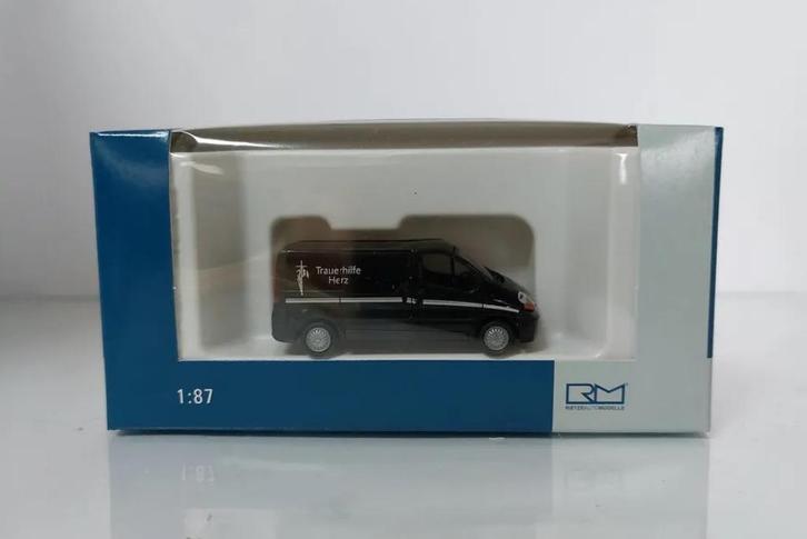 1:87 Rietze 51392 Renault Trafic Trauerhilfe Herz, Hobby en Vrije tijd, Modelauto's | 1:87, Nieuw, Auto, Rietze, Ophalen of Verzenden