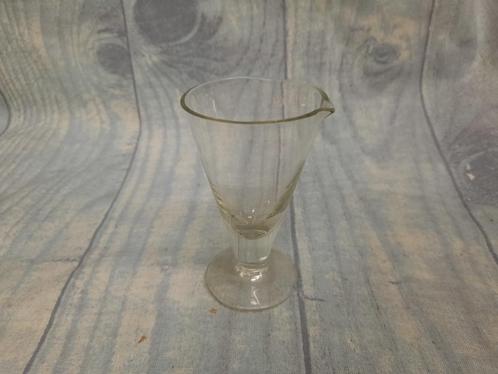 oud fijn glazen apothekers trechterglas, 1920, Antiquités & Art, Curiosités & Brocante, Enlèvement ou Envoi