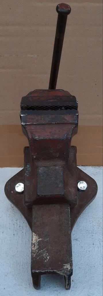 GROTE BANK VIJS - BRUINKLEURIG, Doe-het-zelf en Bouw, Gereedschap | Handgereedschap, Gebruikt, Ophalen