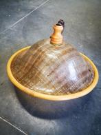 Vintage rotan hanglamp, Huis en Inrichting, Ophalen, Zo goed als nieuw
