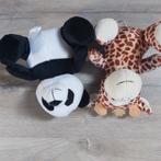 knuffel panda  en giraf paira daiza, Kinderen en Baby's, Speelgoed | Knuffels en Pluche, Ophalen