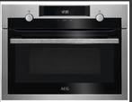 AEG inbouw microgolfoven KME525800M, Elektronische apparatuur, Microgolfovens, Nieuw, Ophalen of Verzenden, Draaiplateau, 45 tot 60 cm