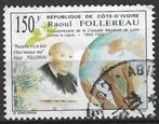 Ivoorkust 1994 - Yvert 921 - Kruistocht tegen lepra (ST), Postzegels en Munten, Postzegels | Afrika, Verzenden, Gestempeld