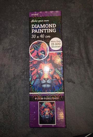 Diamond painting Leeuw 