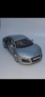 Audi R8 gris métallique 2010 Maisto 1/18, Ophalen of Verzenden