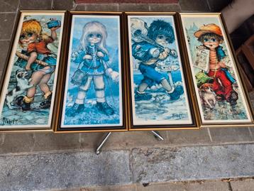 Lot de 4 cadres parisien  beschikbaar voor biedingen