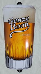 Geuze Boon, Lembeek, emaille bord, Verzamelen, Ophalen of Verzenden, Gebruikt, Reclamebord