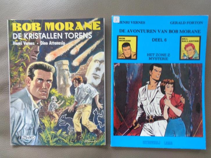Bob Morane V4 (2e dr. 1980) en V7 (illegale uitgave 1985), Boeken, Stripverhalen, Ophalen of Verzenden