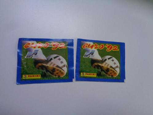 PANINI voetbal STICKERS   euro 92 2x sealed GESLOTEN ZAKJES, Hobby en Vrije tijd, Stickers en Plaatjes, Ophalen of Verzenden
