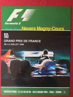 FRANSE GRAND PRIX-POSTER - F1 - 1995 - MAGNY-COURS, Verzamelen, Rechthoekig Staand, Ophalen of Verzenden, Zo goed als nieuw, Sport