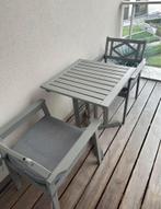 Table extérieure et 2 chaises IKEA, Tuin en Terras, Tuinsets en Loungesets, Zo goed als nieuw, Loungeset, Hout, Ophalen