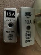 Oude zekeringen 10A 15A, Doe-het-zelf en Bouw, Elektriciteit en Kabels, Ophalen of Verzenden, Nieuw