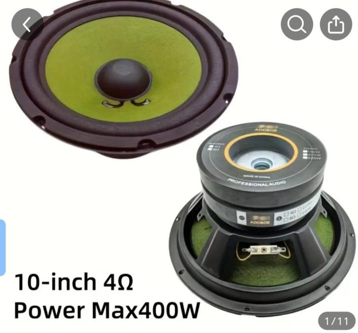 speakers, Audio, Tv en Foto, Luidsprekerboxen, Nieuw, Subwoofer, 60 tot 120 watt, Overige merken, Ophalen