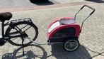 Trixie hondenfietskar te koop wegens dubbel gebruik, Fietsen en Brommers, Fietsaccessoires | Aanhangwagens en Karren, Ophalen