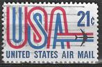 USA 1968/1971 - Yvert 72PA - U.S.A. 21 c. (ST), Postzegels en Munten, Postzegels | Amerika, Verzenden, Gestempeld