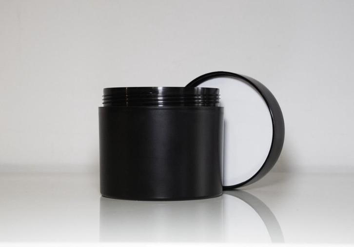 Zwarte plastic potjes 250ml PP Geschikt voor voeding, Maison & Meubles, Cuisine| Tupperware, Neuf, Autres types, Enlèvement ou Envoi