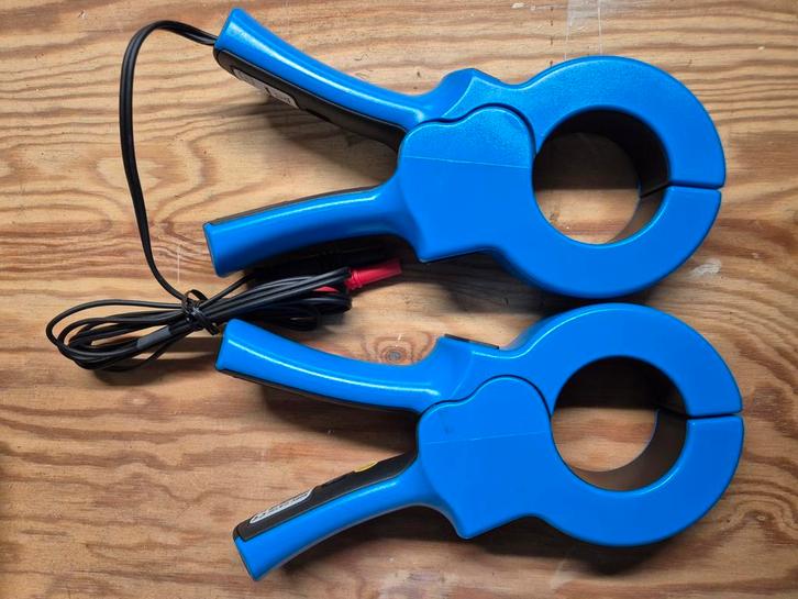 Kit de pinces ampères/adaptateur pour bobine de mesure Metre, Bricolage & Construction, Instruments de mesure, Comme neuf, Électricité