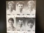 wielerkaart  1989 team amev  agu   leontien van moorsel 6x, Verzenden, Zo goed als nieuw