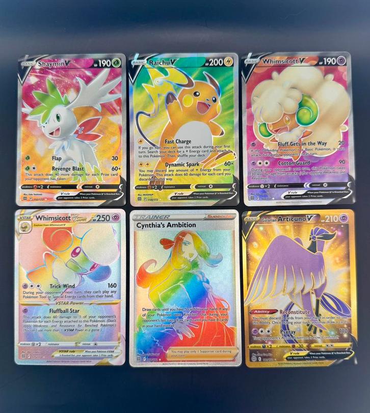 Pokémon lot - Brilliant Stars - 6x Hits, Hobby en Vrije tijd, Verzamelkaartspellen | Pokémon, Zo goed als nieuw, Meerdere kaarten