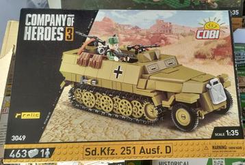 Cobi type Lego Duitse afrikakorps halftrack de kfz 251 D  beschikbaar voor biedingen