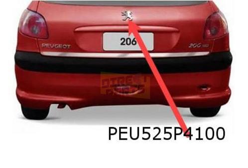 Peugeot 206 embleem logo ''Leeuw'' achterklep Origineel! 781, Auto-onderdelen, Carrosserie, Peugeot, Nieuw, Verzenden