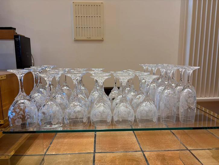 Service verres cristal Villeroy & Boch complet, Antiquités & Art, Antiquités | Verre & Cristal, Enlèvement