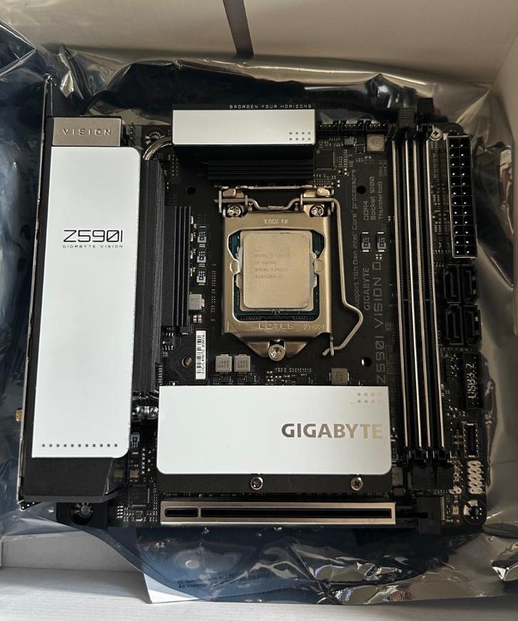 ITX Parts - Z590i + 11600K + 32GB, Computers en Software, Barebones, Zo goed als nieuw, Ophalen